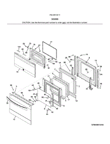 Doors parts for Kenmore Elite Wall Oven/Microwave Combo 79048913411 from AppliancePartsPros.com