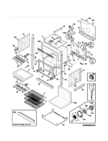 Lower Oven parts for Kenmore Wall Oven 790.49069400 (79049069400, 790 49069400) from AppliancePartsPros.com