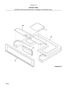 Control Panel parts for Kenmore Wall Oven 790.49517713 (79049517713, 790 49517713) from AppliancePartsPros.com