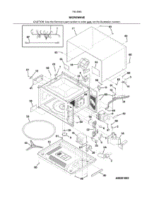 Microwave parts for Kenmore Wall Oven 790.49602315 (79049602315, 790 49602315) from AppliancePartsPros.com