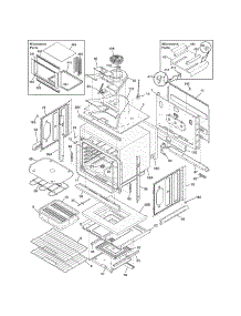 Lower Oven parts for Kenmore Wall Oven 790.49613311 (79049613311, 790 49613311) from AppliancePartsPros.com