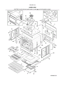 Lower Oven parts for Kenmore Wall Oven 790.49613314 (79049613314, 790 49613314) from AppliancePartsPros.com
