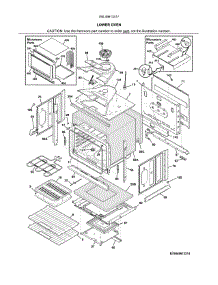Lower Oven parts for Kenmore Wall Oven 790.49613317 (79049613317, 790 49613317) from AppliancePartsPros.com