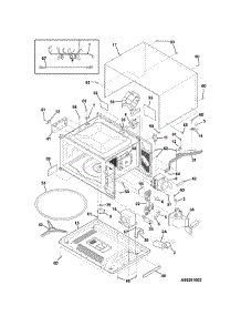 Microwave parts for Kenmore Wall Oven 790.49619314 (79049619314, 790 49619314) from AppliancePartsPros.com