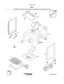 Body parts for Kenmore Range 790.60721905 (79060721905, 790 60721905) from AppliancePartsPros.com