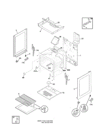 Body parts for Kenmore Range 790.70271405 (79070271405, 790 70271405) from AppliancePartsPros.com