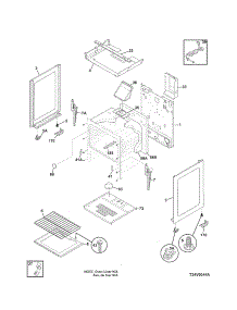 Body parts for Kenmore Range 790.70281405 (79070281405, 790 70281405) from AppliancePartsPros.com