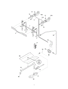 Burner parts for Kenmore Range 790.70402011 (79070402011, 790 70402011) from AppliancePartsPros.com