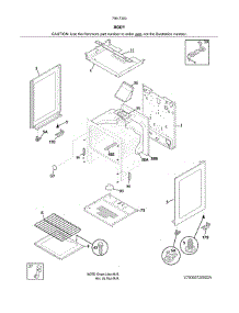Body parts for Kenmore Range 790.73032315 (79073032315, 790 73032315) from AppliancePartsPros.com