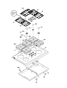 Top parts for Kenmore Range 790.74403995 (79074403995, 790 74403995) from AppliancePartsPros.com
