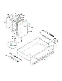 Drawer / Door parts for Kenmore Range 790.74403995 (79074403995, 790 74403995) from AppliancePartsPros.com