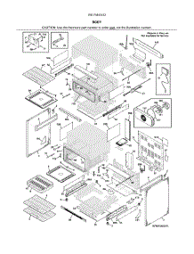 Body parts for Kenmore Range 790.75443412 (79075443412, 790 75443412) from AppliancePartsPros.com