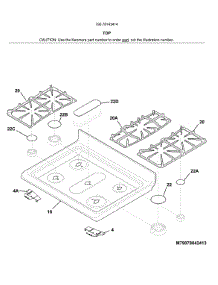Top parts for Kenmore Gas Range 790.78143414 (79078143414, 790 78143414) from AppliancePartsPros.com
