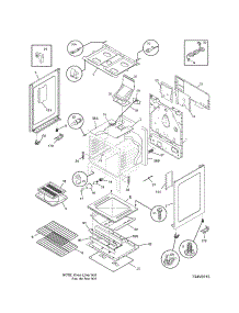 Body parts for Kenmore Range 790.78619401 (79078619401, 790 78619401) from AppliancePartsPros.com