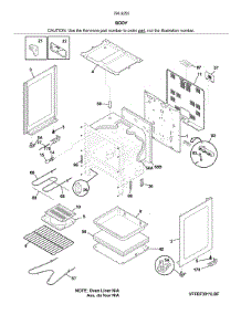 Body parts for Kenmore Range 790.92552810 (79092552810, 790 92552810) from AppliancePartsPros.com