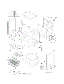 Body parts for Kenmore Range 790.93009311 (79093009311, 790 93009311) from AppliancePartsPros.com