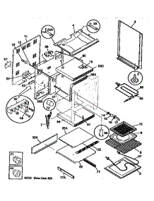 Body parts for Kenmore Range 790.95718890 (79095718890, 790 95718890) from AppliancePartsPros.com