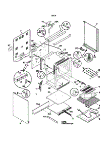 Body parts for Kenmore Range 790.95745892 (79095745892, 790 95745892) from AppliancePartsPros.com