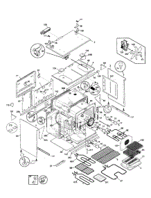 Body parts for Kenmore Range 790.99503990 (79099503990, 790 99503990) from AppliancePartsPros.com