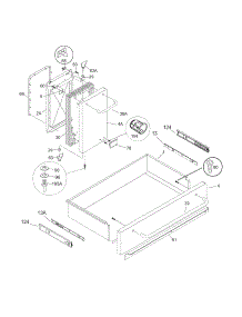 Drawer / Small Door parts for Kenmore Range 790.99513304 (79099513304, 790 99513304) from AppliancePartsPros.com