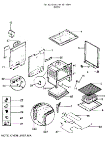 Body parts for Kenmore Range 791.6272190 (7916272190, 791 6272190) from AppliancePartsPros.com