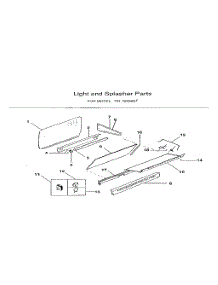 Light And Splasher parts for Kenmore Range 791.7838891 (7917838891, 791 7838891) from AppliancePartsPros.com