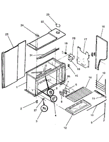Door Upper parts for Kenmore Range 791.7839092 (7917839092, 791 7839092) from AppliancePartsPros.com