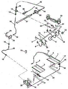 Burners parts for Kenmore Range 791.7858892 (7917858892, 791 7858892) from AppliancePartsPros.com