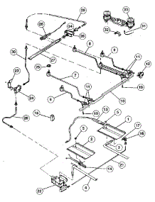 Burners parts for Kenmore Range 791.7859093 (7917859093, 791 7859093) from AppliancePartsPros.com