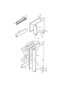Door Parts parts for Kenmore Refrigerator 795.73259300 (79573259300, 795 73259300) from AppliancePartsPros.com