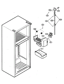 Ice Maker Parts 1 parts for Kenmore Refrigerator 795.73952300 (79573952300, 795 73952300) from AppliancePartsPros.com