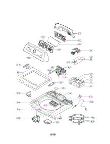 Cover Assembly Parts parts for Kenmore Washer 796.29278010 (79629278010, 796 29278010) from AppliancePartsPros.com