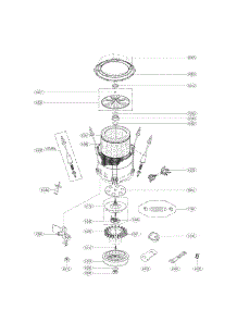 Tub Assembly Parts parts for Kenmore Washer 796.31522210 (79631522210, 796 31522210) from AppliancePartsPros.com