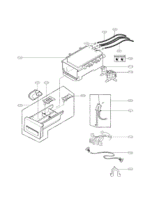 Dispenser Part parts for Kenmore Washer 796.41182311 (79641182311, 796 41182311) from AppliancePartsPros.com