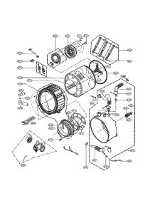 Drum / Tub parts for Kenmore Washer 796.41373211 (79641373211, 796 41373211) from AppliancePartsPros.com
