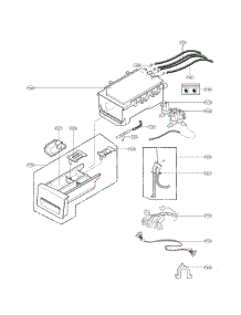 Dispenser Parts parts for Kenmore Washer 796.41572210 (79641572210, 796 41572210) from AppliancePartsPros.com