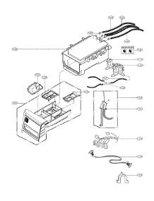 Dispenser Parts parts for Kenmore Elite Washer 79641782710 from AppliancePartsPros.com