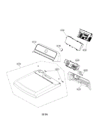 Control Panel Parts parts for Kenmore Dryer 796.61553610 (79661553610, 796 61553610) from AppliancePartsPros.com