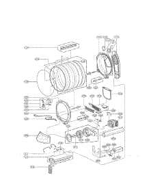 Drum And Motor Assembly Parts parts for Kenmore Dryer 796.69278000 (79669278000, 796 69278000) from AppliancePartsPros.com