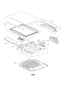 Control Panel & Plate parts for Kenmore Elite Dryer 79671417910 from AppliancePartsPros.com