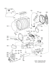 Drum Parts parts for Kenmore Dryer 796.71433810 (79671433810, 796 71433810) from AppliancePartsPros.com