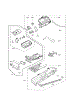Panel Drawer Assembly And Guide Assembly Parts