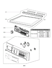 Control Panel Parts parts for Kenmore Dryer 796.91572210 (79691572210, 796 91572210) from AppliancePartsPros.com