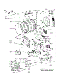 Drum Parts parts for Kenmore Dryer 796.91783810 (79691783810, 796 91783810) from AppliancePartsPros.com