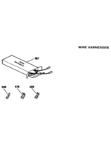 Wire Harnesses parts for Kenmore Wall Oven 911.3042591 (9113042591, 911 3042591) from AppliancePartsPros.com
