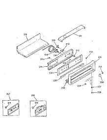 Control Panel Section parts for Kenmore Wall Oven 911.3248292 (9113248292, 911 3248292) from AppliancePartsPros.com