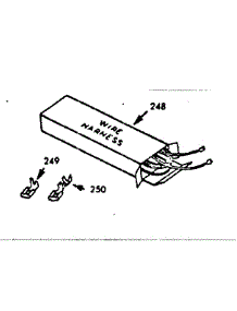 Wire Harness And Components parts for Kenmore Wall Oven 911.3248292 (9113248292, 911 3248292) from AppliancePartsPros.com