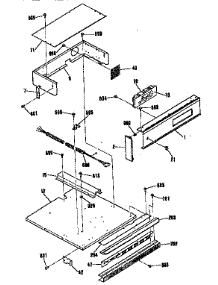 Control Section For Electric Built-In Oven parts for Kenmore Wall Oven 911.4012993 (9114012993, 911 4012993) from AppliancePartsPros.com