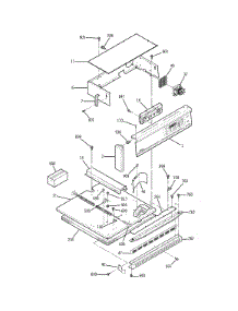 Control Panel parts for Kenmore Wall Oven 911.40494201 (91140494201, 911 40494201) from AppliancePartsPros.com
