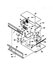 Control Panel Section parts for Kenmore Wall Oven 911.4105990 (9114105990, 911 4105990) from AppliancePartsPros.com